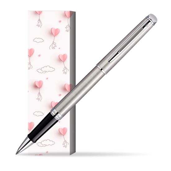 Waterman Hémisphère Stainless Steel CT Rollerball pen in cover Love is in the air