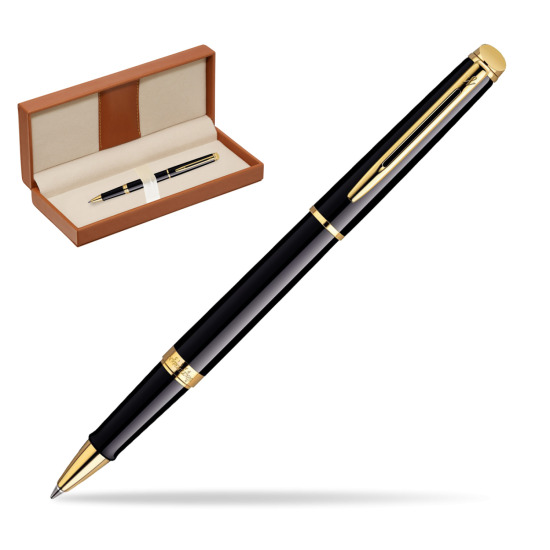 Waterman Hémisphère Black GT RollerPenna a Sfera  in classic box brown