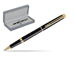 Waterman Hémisphère Black GT RollerPenna a Sfera in suede box grey