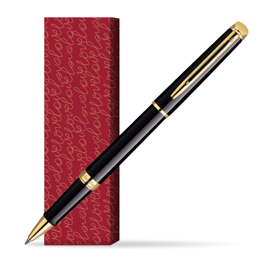 Waterman Hémisphère Black GT RollerPenna a Sfera in cover True Love