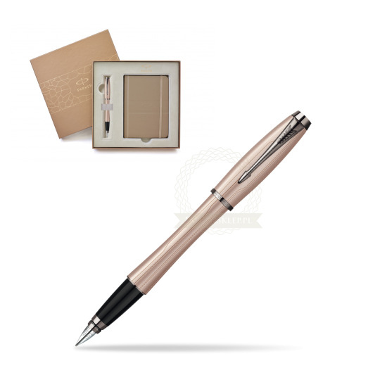 Parker Urban Premium Metallic Pink Lacquer Fountain Pen in a Gift Box