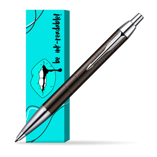 Parker IM Premium Metallic Brown Lacquer CT Penna a Sfera in cover Ink-readable