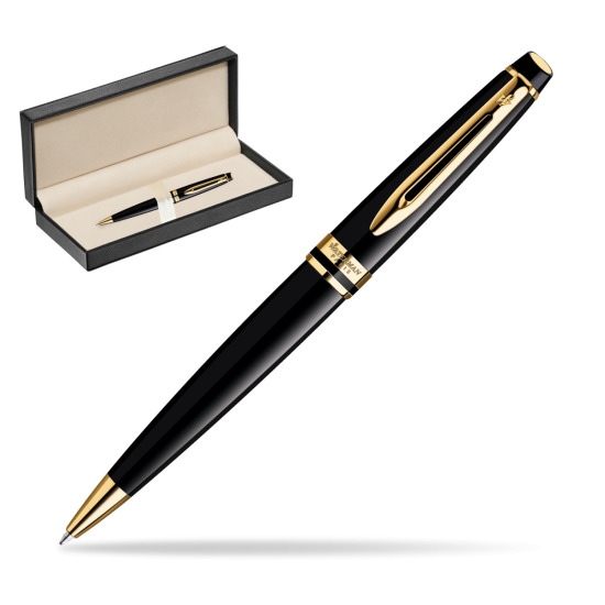 Waterman Expert Black GT Penna a Sfera in classic box pure black