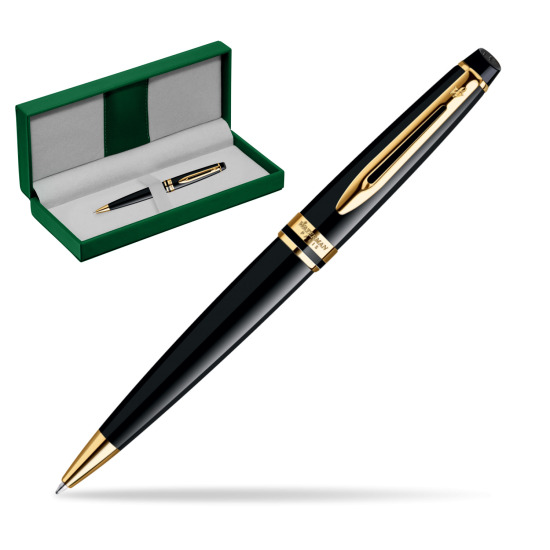 Waterman Expert Black GT Penna a Sfera in the green leather box