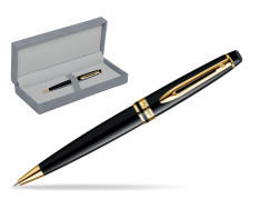 Waterman Expert Black GT Penna a Sfera in suede box grey